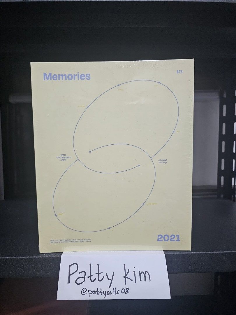 [SEALED] BTS Memories 2021 Digi Code (Category: CDs & DVDs) located in Manila. Submitted by pattysells08 (Listing ID 1470654161, Image 1). Description: - Official BTS Memories 2021 release - Brand new and 100% unopened (still in original plastic wrap) - Direct from Weverse -Last Stock - Perfect addition to any ARMY collection.