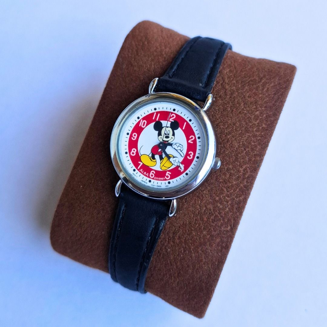Seiko Alba Mickey Mouse 1998 (Category: Women's Watches) located in Calamba. Submitted by mrq.io (Listing ID 1470679473, Image 2). Description: 100% Working quartz movement no issues Original strap is still intact 📦 Shipping available nationwide 📍 Calamba, Laguna.
