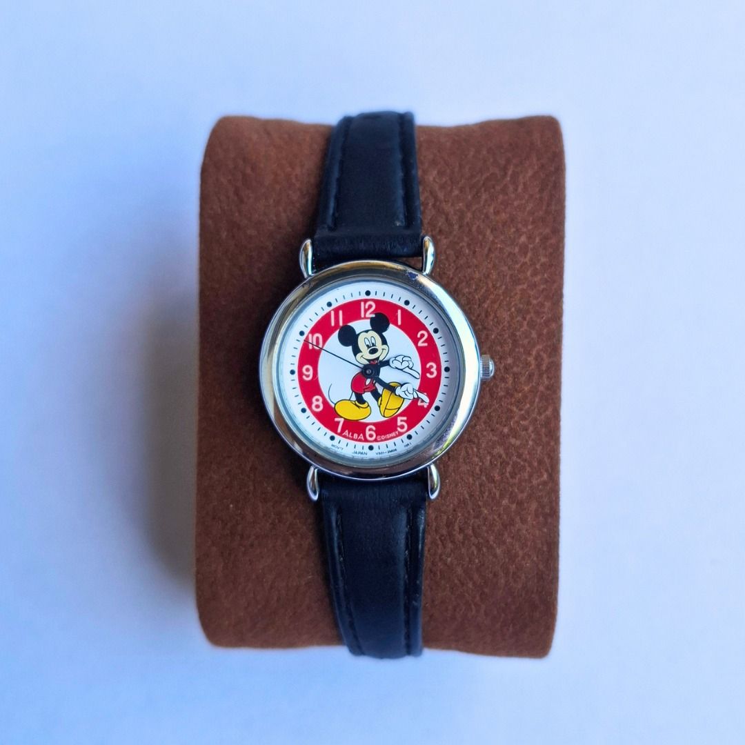 Seiko Alba Mickey Mouse 1998 (Category: Women's Watches) located in Calamba. Submitted by mrq.io (Listing ID 1470679473, Image 1). Description: 100% Working quartz movement no issues Original strap is still intact 📦 Shipping available nationwide 📍 Calamba, Laguna.