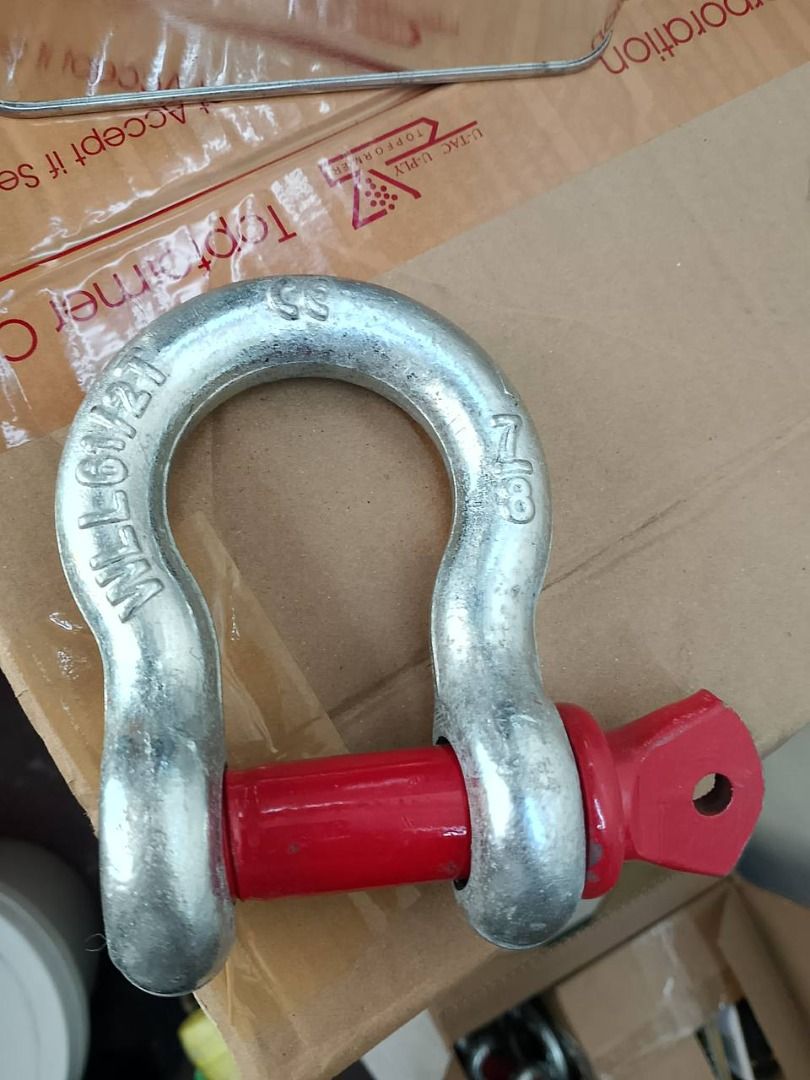 Shackle Screw Pin Bow Type Specs: 1/2” x 2T (Category: Everything Else Others) located in Manila. Submitted by 09171479278_elsie. (Listing ID 1470580992, Image 2). Description: Shackle Screw Pin Bow Type Specs: 1/2” x 2T.