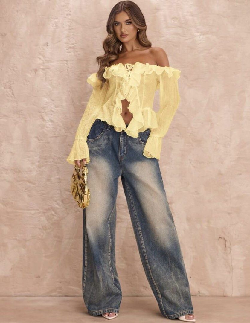 Shein off shoulder top (Category: Blouses) located in Cainta. Submitted by lovecalluengg (Listing ID 1470721584, Image 1). Description: Never been used.