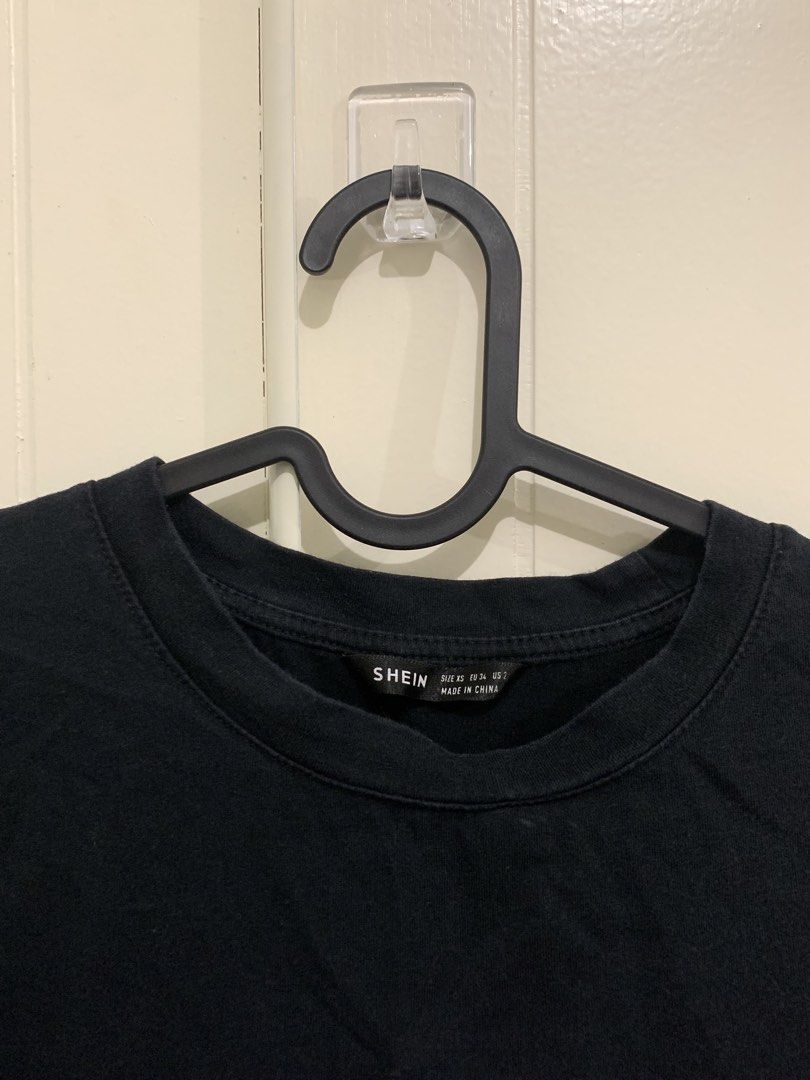 SHEIN Plain Casual T-Shirt Bundle Set (Category: Shirts) located in Pasig City. Submitted by lovedbyri (Listing ID 1470656745, Image 3). Description: - BUY 1 + 4 (TAKE ALL) - Set of 5 casual crew neck t-shirts from SHEIN - Size: XS - Colors: Black, dusty blue, lilac purple, dusty pink, and yellow - Fit: Relaxed short sleeve with comfortable cotton-blend fabric - Condition: Great everyday basics, selling all together as a bundle.