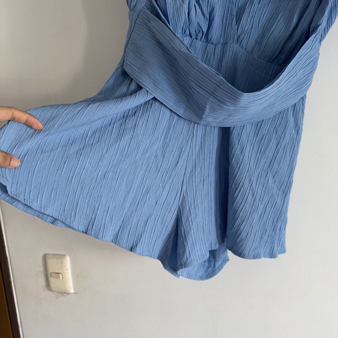 Shein romper (Category: Rompers) located in Manila. Submitted by apparella.ph (Listing ID 1470591433, Image 3). Description: Super pretty Used once in Europe . Ww last pic Bust:44 Waist:44 Length.33 ☑️Everything is my Own preloved / BNWT/BNWOT ☑️ not thrifted/Ukay ☑️ malukot sa picture kasi na stock sa cabinet (tinatamad mag plantsa ✌️ ) ☑️Personal items ( usually bought in US/UK/JPN ) every year po ako nag aabroad so expect i don’t sell fake ite