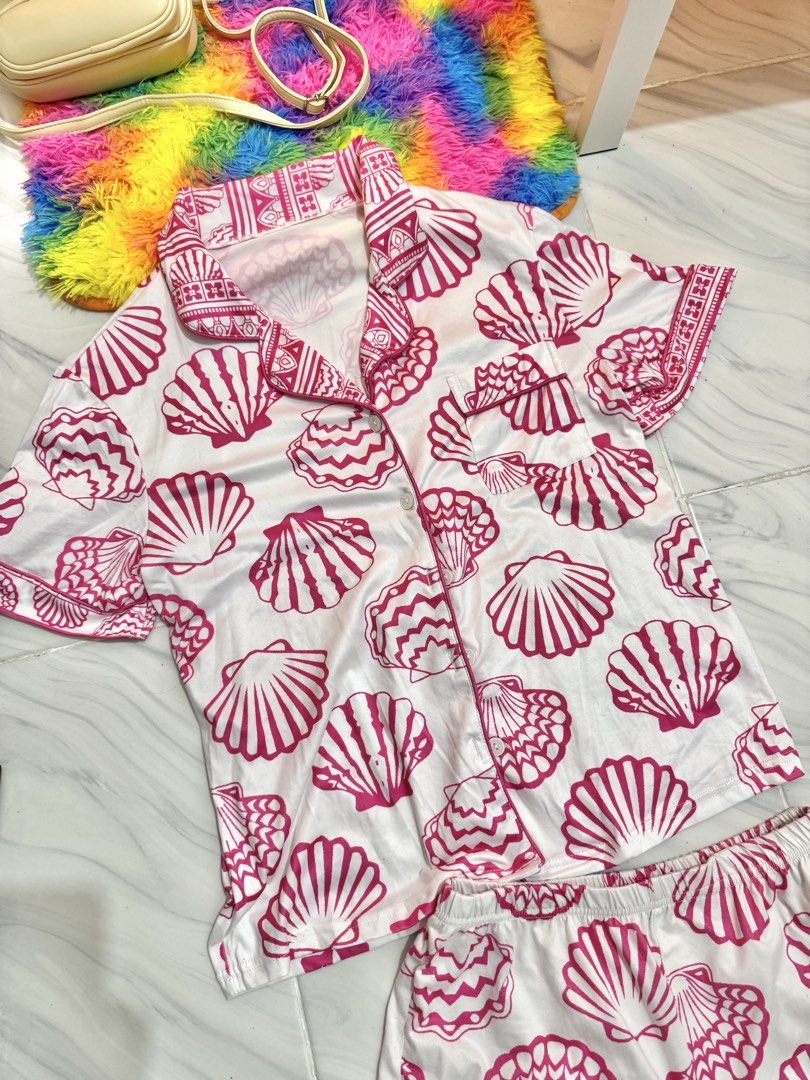 Shell Print Pajama Shorts Terno (Category: Undergarments & Loungewear) located in Bulacan. Submitted by archivesbyjanine (Listing ID 1470677693, Image 2). Description: .