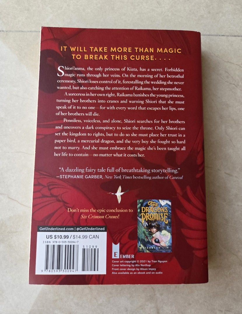 Six Crimson Cranes (Category: Storybooks) located in Cebu City. Submitted by samshine.crfts (Listing ID 1470637081, Image 2). Description: LAST PRICE Condition in pictures Loc: Lapu-lapu city Cebu Mod: Jnt, or maxim for areas within metro Cebu Mop: Gcash/BPI.