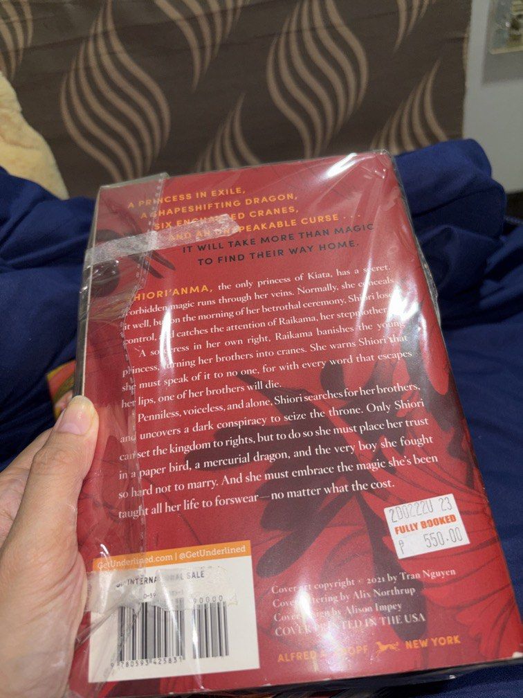 Six Crimson Cranes Set (Category: Storybooks) located in Cavite. Submitted by meliorate_111319marc (Listing ID 1470724625, Image 2). Description: Paperback yong mismong book 1. Selling this kase done kona sya iread and need ng space sa shelf. If interested just dm me and will send you the full condition of this book .