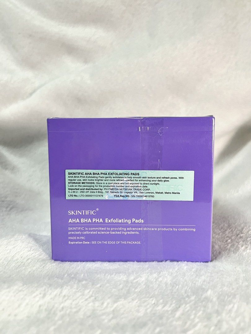 Skintific AHA BHA PHA Exfoliating pads (Category: Face Care) located in Valenzuela. Submitted by elicxxe (Listing ID 1470667828, Image 2). Description: for sale! brand new, authentic, & far from expiry. no to lowballers please. LAST PRICE POSTED ‼️ 📍Gen.T Valenzuela City 🚚 Lalamove | Tikt0k C0 MOP: Gcash | Maribank .