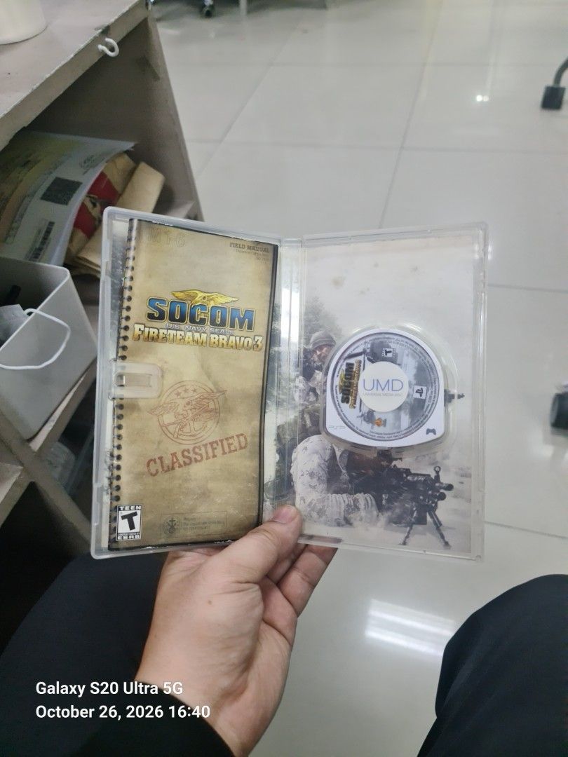 Socom Blue SOCOM U.S. Navy SEALs Fireteam Bravo 3 PSP, Video Gaming, Video Games ...