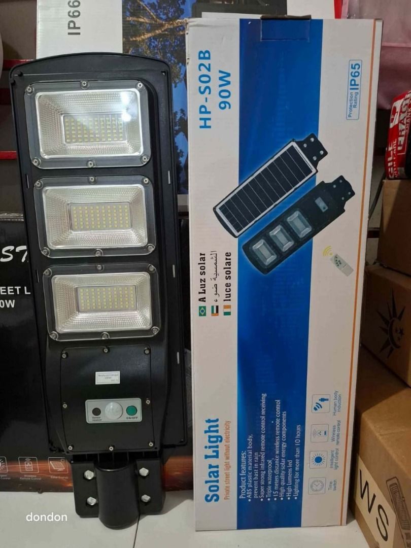 SOLAR LIGHT HP- S02B Specs: 90 WATTS (Category: Everything Else Others) located in Manila. Submitted by 09171479278_elsie. (Listing ID 1470565249, Image 1). Description: SOLAR LIGHT HP- S02B Specs: 90 WATTS.
