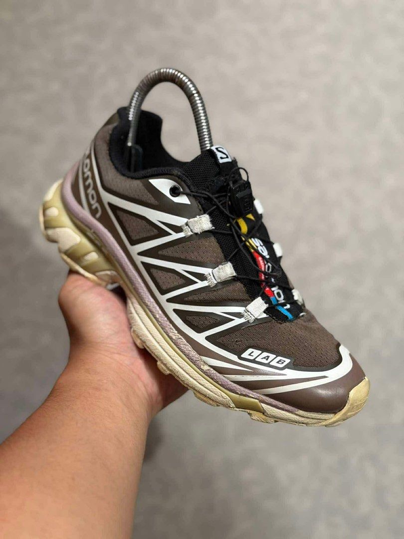 Solomon XT -06 (Category: Sneakers) located in Apalit. Submitted by aryastark_ (Listing ID 1470672490, Image 2). Description: Very good condition w/ signs of usage Size 6 / 23 cm Bought on fb market ukay shoes Rfs: wrong size maliit pala sakin once lang nasuot.