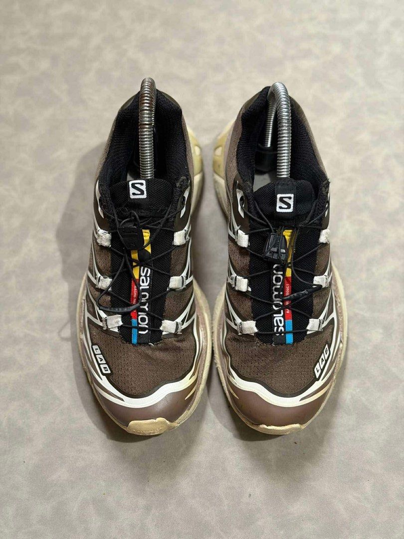 Solomon XT -06 (Category: Sneakers) located in Apalit. Submitted by aryastark_ (Listing ID 1470672490, Image 1). Description: Very good condition w/ signs of usage Size 6 / 23 cm Bought on fb market ukay shoes Rfs: wrong size maliit pala sakin once lang nasuot.