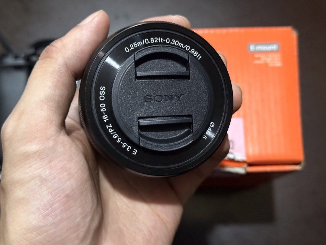 SONY A6400 w/ 35mm SONY LENS (Category: Cameras) located in Quezon City. Submitted by fliabrnvo (Listing ID 1470610075, Image 2). Description: Aesthetic wise - Like new Bought 35mm lens for 20k - Rarely used Sony A6400 - Body - ~4,000 shutter count - 16-50mm kit lens - Box - Sony E 35mm F1.8 OSS lens (w/ box) - April 2025 acquired - 1x Original Sony battery - Spare K&F batteries - K&F battery hub - Minor issue: dead pixel on LCD (white dot beside
