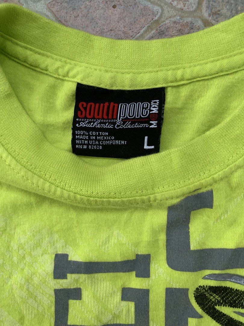 Southpole graphic tee (Category: Tshirts & Polo Shirts ) located in Manila. Submitted by soya_finds (Listing ID 1470704137, Image 3). Description: Dimes 23x28.