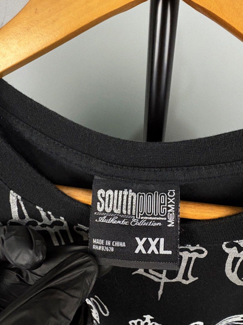 SP (Category: Tshirts & Polo Shirts ) located in Manila. Submitted by _remyboyz (Listing ID 1470599915, Image 3). Description: South Pole Measurement Size:XXL Width:24 Lenght:31 Color rate:10/10 Condition:Excellent condition Flaw/Issue:None.