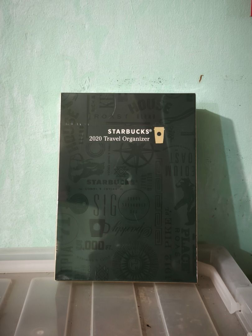 Starbucks 2020 Travel Organizer (SEALED) (Category: Travel Essentials & Accessories) located in Caloocan City. Submitted by sammy862 (Listing ID 1470582839, Image 1). Description: - Authentic Starbucks 2020 Travel Organizer Set - Ideal for travel planning, daily journaling, or as a gift for Starbucks collectors - Condition: Brand new in box (BNIB).