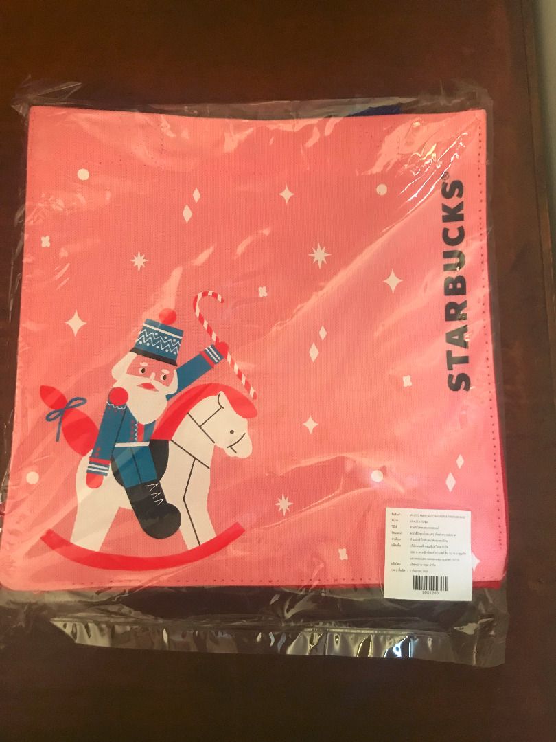 Starbucks Mini Tote Bag from Thailand featuring the Nut Cracker (Category: Tote Bags) located in Binan City. Submitted by impulsebuyer12 (Listing ID 1470565973, Image 2). Description: Bought in Thailand featuring the Nut Cracker.