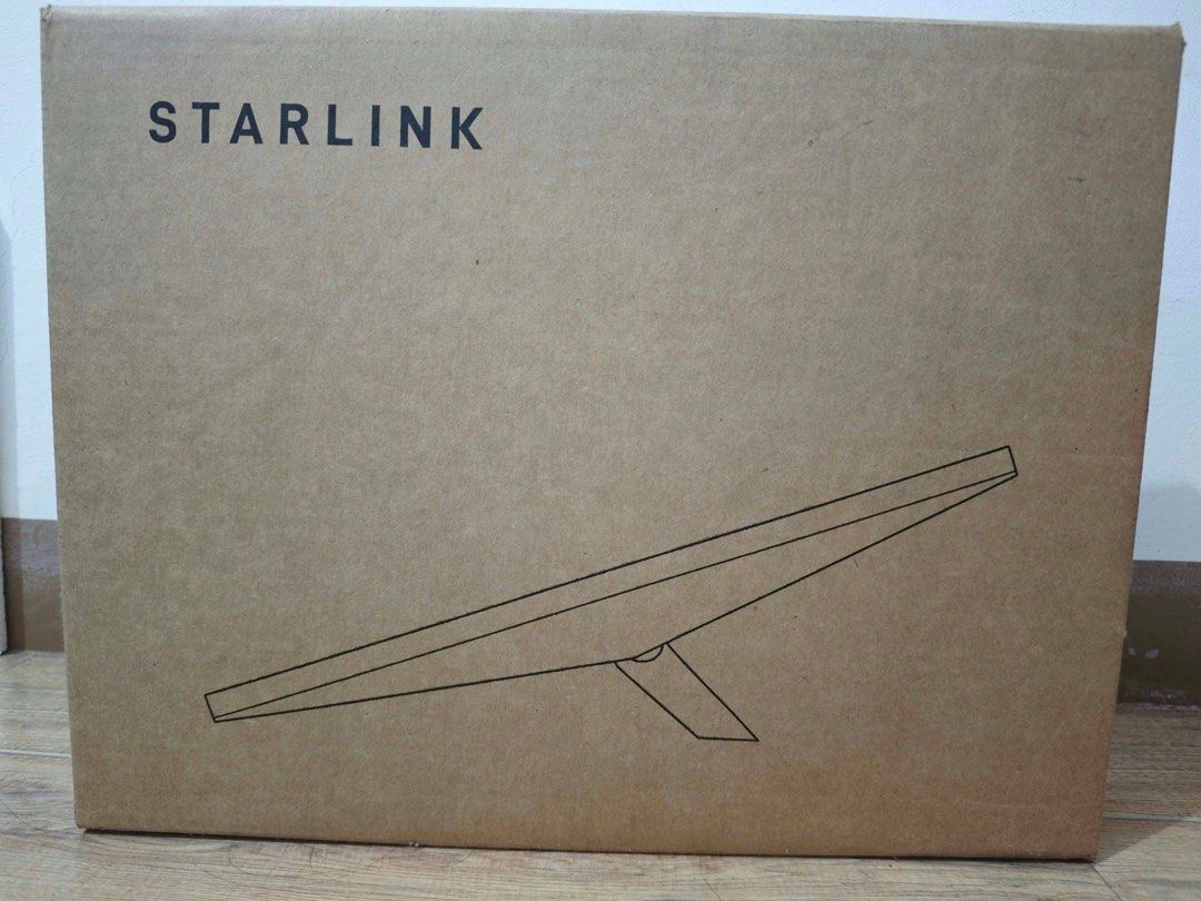 Starlink Mini (Category: Networking) located in Manila. Submitted by karenallyza (Listing ID 1470639073, Image 2). Description: - Brand new and 100% unopened Starlink satellite internet equipment - Comes in original brown shipping carton and pristine dark grey retail box (zero damage) - High-speed satellite broadband hardware straight from SpaceX - Perfect for reliable, high-speed home internet connectivity - Standard setup kit ready for immediat