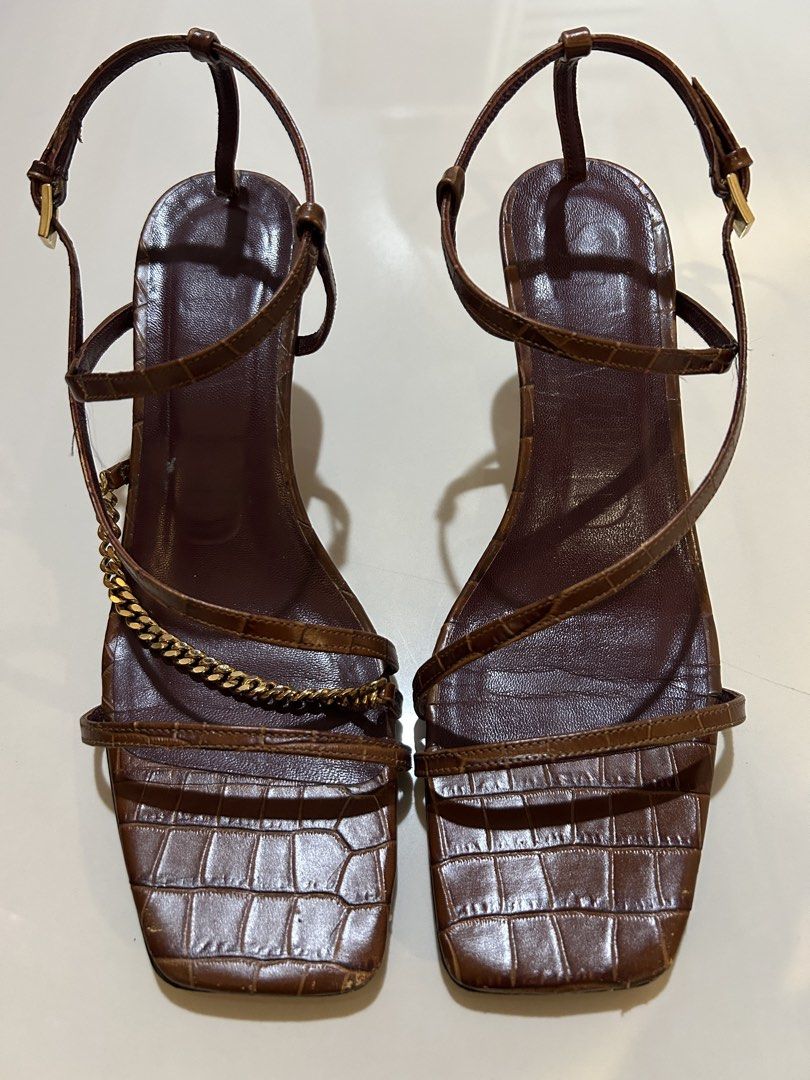 Staud Gita Sandals EU 39 (Category: Heels) located in Makati City. Submitted by miss.manolos.closet (Listing ID 1470565428, Image 1). Description: Runs big, fits my malapad na 25.5cm feet.