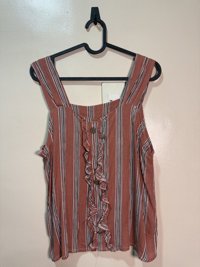 striped top (Category: Sleeveless) located in Quezon City. Submitted by fashionifywardrobe8899 (Listing ID 1470730724, Image 1). Description: .