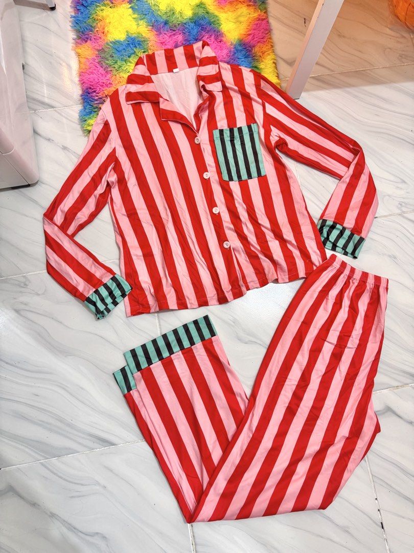 Striped Top and Pajama Set (Category: Undergarments & Loungewear) located in Bulacan. Submitted by archivesbyjanine (Listing ID 1470680521, Image 1). Description: .