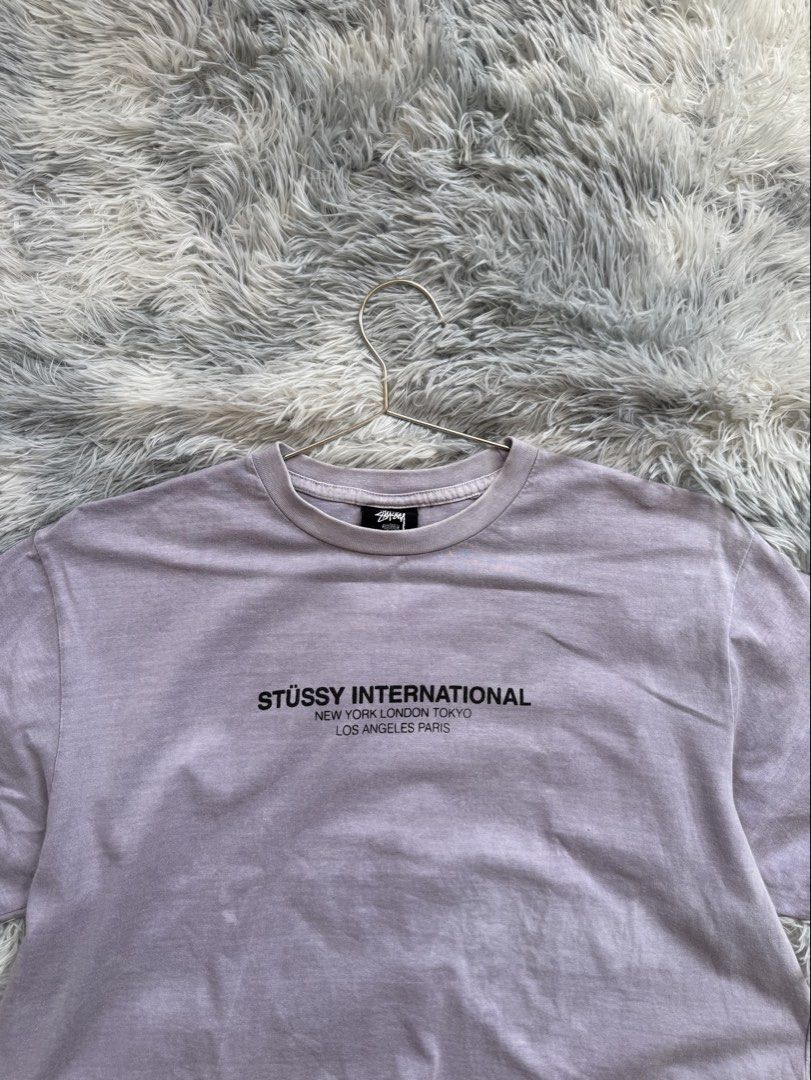 Stussy International Cropped Tee (Category: Shirts) located in Taguig. Submitted by mrwickjohn67 (Listing ID 1470731522, Image 1). Description: $tussy Cropped tee for Women As new. Boxy Issue: none Size: in inches (WXL) 22x21.5.