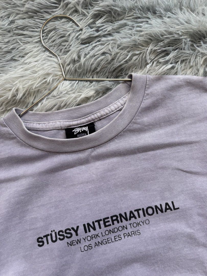 Stussy International Cropped Tee (Category: Shirts) located in Taguig. Submitted by mrwickjohn67 (Listing ID 1470731522, Image 3). Description: $tussy Cropped tee for Women As new. Boxy Issue: none Size: in inches (WXL) 22x21.5.