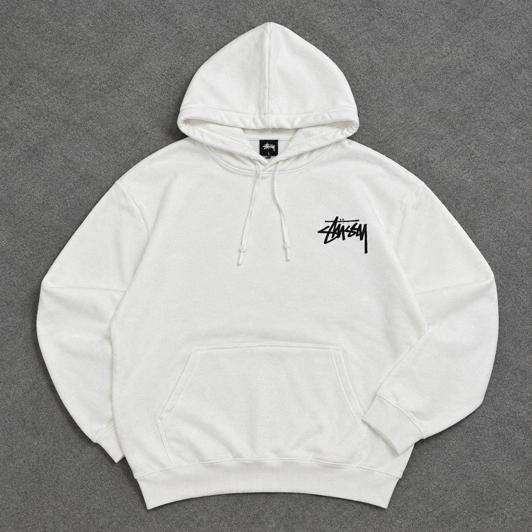Stussy IST Posse Hoodie (Category: Coats, Jackets and Outerwear) located in Bay. Submitted by ndrwthrift (Listing ID 1470661949, Image 1). Description: Stussy IST Posse Hoodie (Boxy Type) Condition - 10/10 Size - L (fits Medium) Dimes - L 26" W 23" Color Rate - 10/10 Issue - NONE as new *meet up or shipping via lalamove (buyer's expense) *can ship nationwide via j&t.