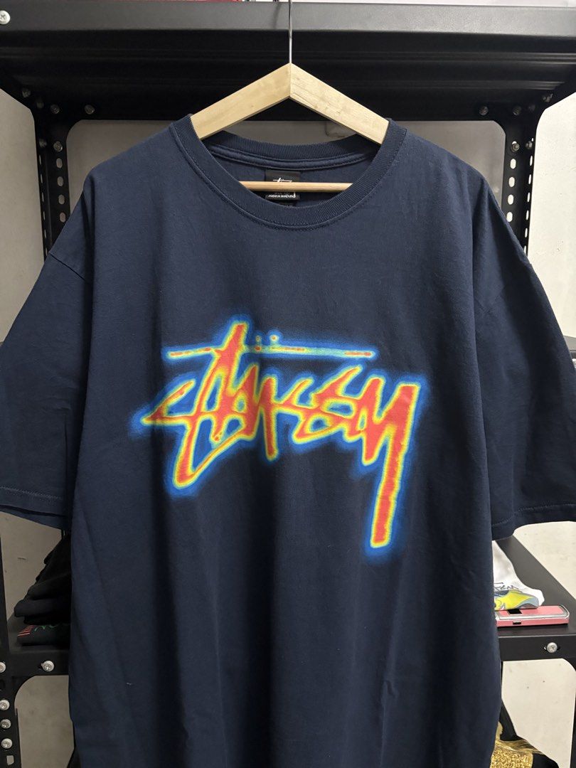stussy thermal navy tee (Category: Tshirts & Polo Shirts ) located in Manila. Submitted by bigassforehead (Listing ID 1470566313, Image 2). Description: stussy thermal navy tee size xl / 25 x 30 2.5k only mnl .