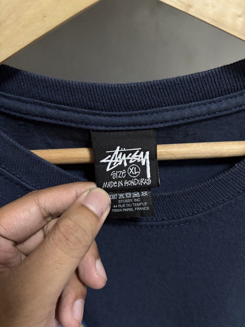 stussy thermal navy tee (Category: Tshirts & Polo Shirts ) located in Manila. Submitted by bigassforehead (Listing ID 1470566313, Image 3). Description: stussy thermal navy tee size xl / 25 x 30 2.5k only mnl .