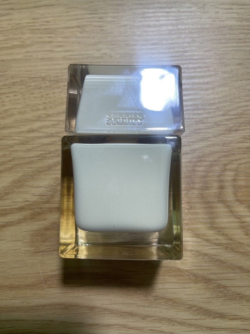 Sunnies Cream Eau De Parfum 50ml (Category: Fragrance & Deodorants) located in Calasiao. Submitted by shoparen14525 (Listing ID 1470579147, Image 2). Description: - Brand: Sunnies Cream Eau de Parfum - Size: 50ml bottle - Scent Profile: Fresh citrus (bergamot, mandarin, lemon), soft floral (lily of the valley, peony, cotton), and warm base (sandalwood, ambroxan, musk) -used twice only .