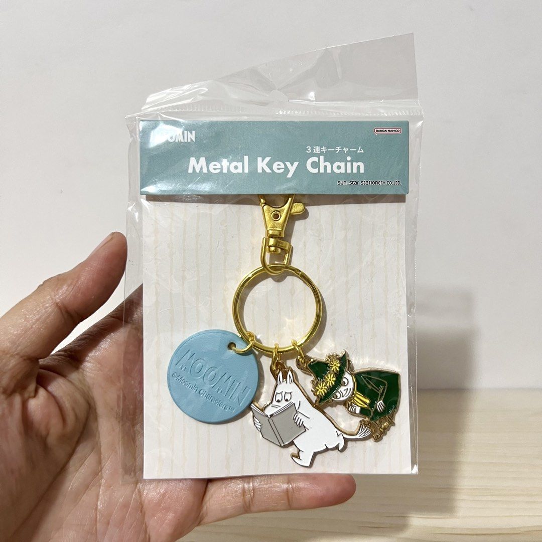 Sun-Star Moomin 3-Charm Metal Keychain - Php 300 (Category: Character Goods) located in Davao. Submitted by pandorastoybox (Listing ID 1470665504, Image 3). Description: Sun-Star Moomin 3-Charm Metal Keychain - Php 300.