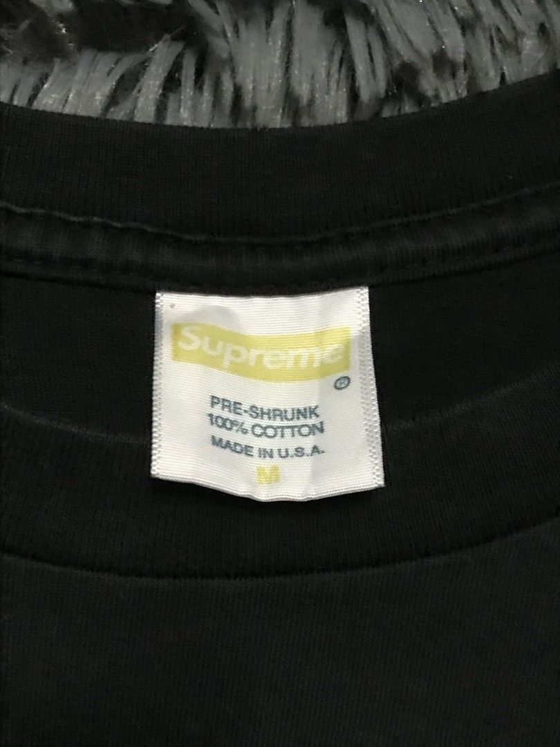 Supreme Radio Tee (Category: Activewear) located in Manila. Submitted by thrift_marvs (Listing ID 1470724002, Image 3). Description: SUPREME RADIO TEE Excellent Condition No Issue Size Medium Width 19 Length 27 280 PLUS SHIPPING FEE ONLY.