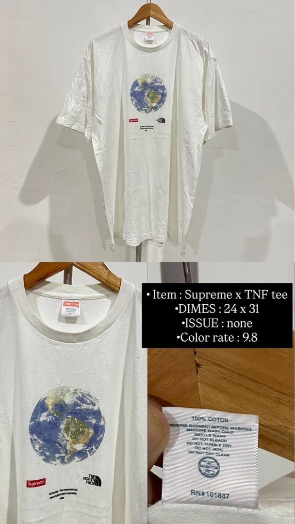 Supreme x TNF Tee (Category: Tshirts & Polo Shirts ) located in Balungao. Submitted by kupaloots_club (Listing ID 1470563278, Image 2). Description: .