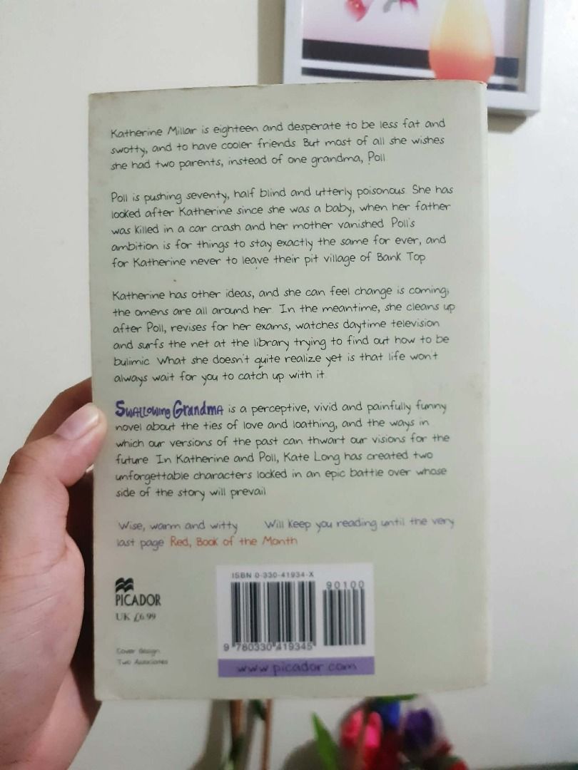 Swallowing Grandma (Kate Long) (Category: Storybooks) located in Bulacan. Submitted by reinc.14381 (Listing ID 1470716230, Image 2). Description: 💡Please note that these are pre-loved but authentic books so please manage your expectations. Some may have foxing and tanning pages. You can send a message for more photos or videos about the conditions of the books. 🌸MOD: SCO, Direct J&T, and Flash Express 🌸MOP: Gcash, and Bank Transfer (GoTyme, Ma