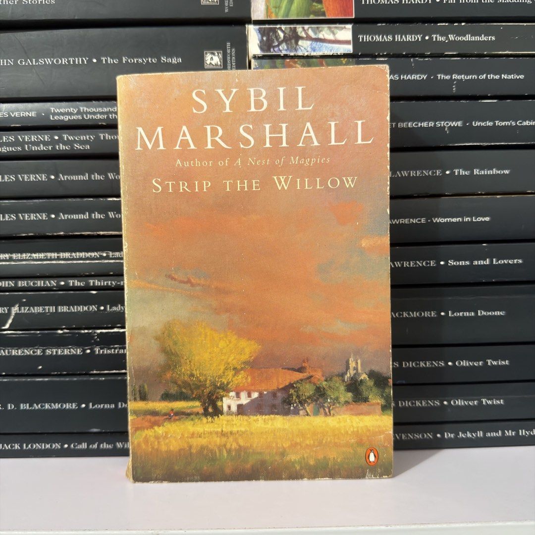 Sybil Marshall Strip The Willow Paperback Novel (Category: Storybooks) located in Lingayen. Submitted by readwjane (Listing ID 1470705887, Image 1). Description: - Title: Strip The Willow by Sybil Marshall - Publisher: Penguin (Classic Vintage Edition) - Cover Art: Beautiful painted landscape - Condition: Clean pages, solid spine - Genre: Rural fiction and classic literature - Perfect addition to your bookshelf!.