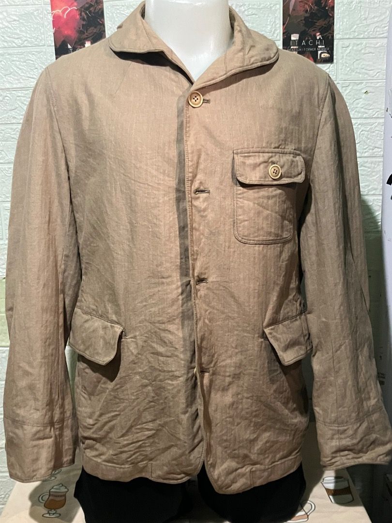Takeo kikuchi authentic (Category: Coats, Jackets and Outerwear) located in San Fabian. Submitted by sai.vntg_ocean (Listing ID 1470671445, Image 2). Description: Authentic TAKEO KIKUCHI Tokyo Vintage Utility / Chore Jacket (Fits M-L).