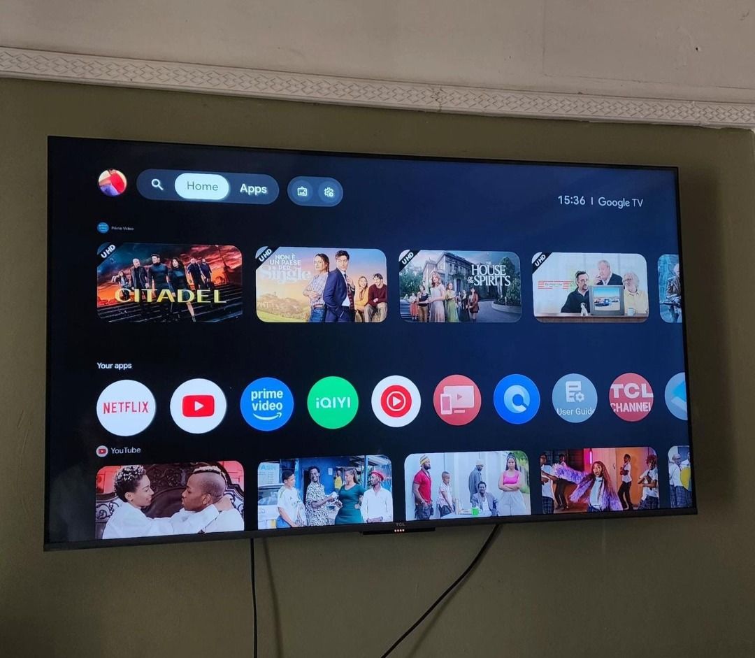 TCL Google Smart TV 1year direct pm (Category: TV) located in Caloocan City. Submitted by wildmoon.5388ef (Listing ID 1470663776, Image 1). Description: FOR SALE: TCL 55 INCH ” ANDROID TV ✨ 📍 Price 8300 ✔️ Much better to 4k uhd ✔️No issue no dents all screen ✔️Frameless ✔️Voice command ✔️ (secondhand last year lang po nabili ✔️Complete apps for streaming,netflix,disnep,hbo,atbp ✔️ Test all you want For pick up pref and open for delivery if malay
