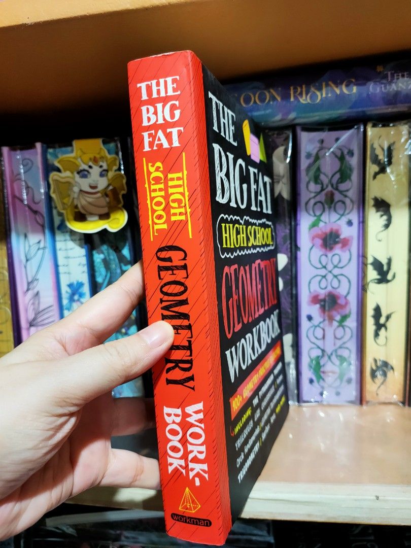 The Big Fat High School Geometry Workbook (Category: Assessment Books) located in Cebu City. Submitted by mybookaceshop (Listing ID 1470655918, Image 2). Description: 🌵The Big Fat High School Geometry Workbook (new) -325 MOP: Cash/ COD for Cebu City buyers only/ Gcash/ BPI MOD: Lalamove/ Maxim / LBC /JNT/SCO for shipping only- buyer's risk (no insurance) Location: Cebu City #booksforsale #lfb.