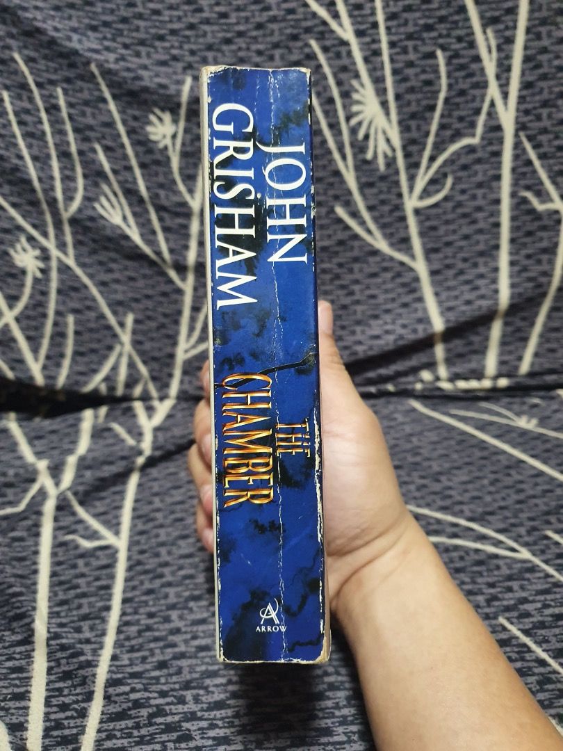 The Chamber by John Grisham (Category: Storybooks) located in Bulacan. Submitted by anthony_b01 (Listing ID 1470602106, Image 2). Description: - The Chamber by John Grisham - Mass Market Paperback - 30 pesos only Rfs: Decluttering space Location: SJDM, Bulacan Courier: Lalamove or J&T delivery.
