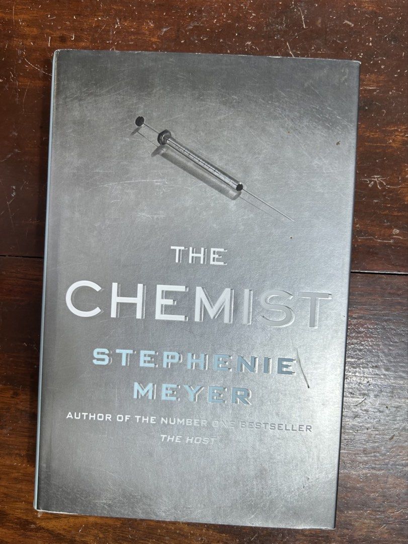 The Chemist by Stephenie Meyer Paperback Novel (Category: Storybooks) located in Manila. Submitted by preowneddesigner (Listing ID 1470706852, Image 1). Description: - Title/Author: Thriller novel by Stephenie Meyer - Publisher: Sphere - Format: Standard paperback - Condition: Light shelf wear on covers, pages slightly yellowed from age - Interior: Clean, no markings inside.