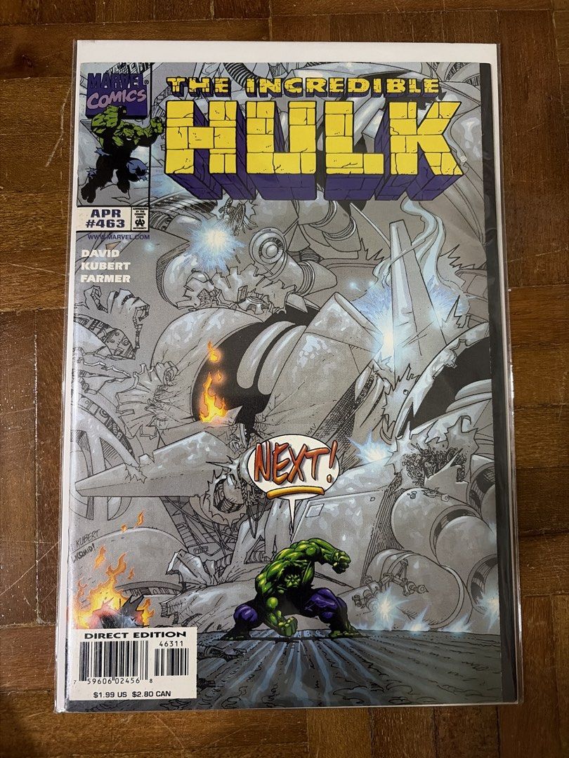 The Incredible Hulk #463 Marvel Comic Book, Hobbies & Lifestyle, Books ...