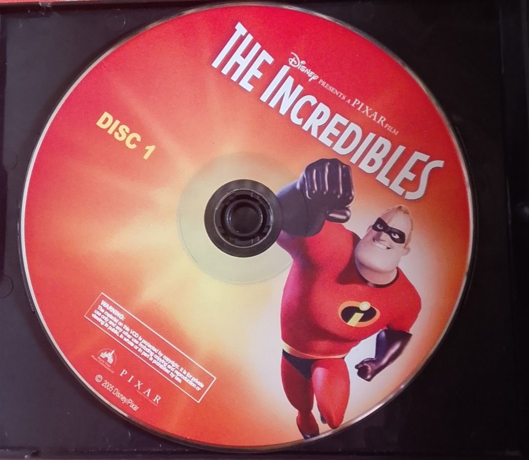 The Incredibles (VCD) (Category: CDs & DVDs) located in Quezon City. Submitted by cyp_69 (Listing ID 1470558643, Image 3). Description: Never been used. NM condition .