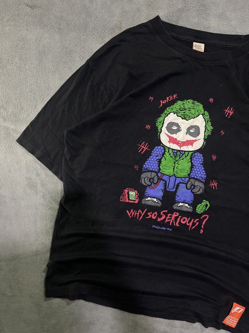 The Joker (Category: Tshirts & Polo Shirts ) located in Manila. Submitted by ichann.lrdzbl (Listing ID 1470670283, Image 2). Description: DIMENSION Width: 21.5 Length: 28 Size on tag: XL DETAILS Issue: Need Wash, Condition Rate: 9/10 Color Rate: 9/10.