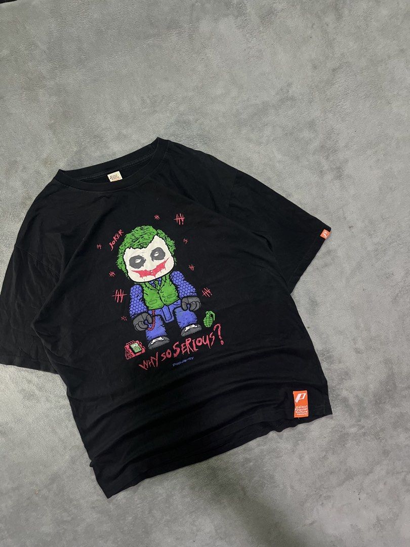 The Joker (Category: Tshirts & Polo Shirts ) located in Manila. Submitted by ichann.lrdzbl (Listing ID 1470670283, Image 3). Description: DIMENSION Width: 21.5 Length: 28 Size on tag: XL DETAILS Issue: Need Wash, Condition Rate: 9/10 Color Rate: 9/10.