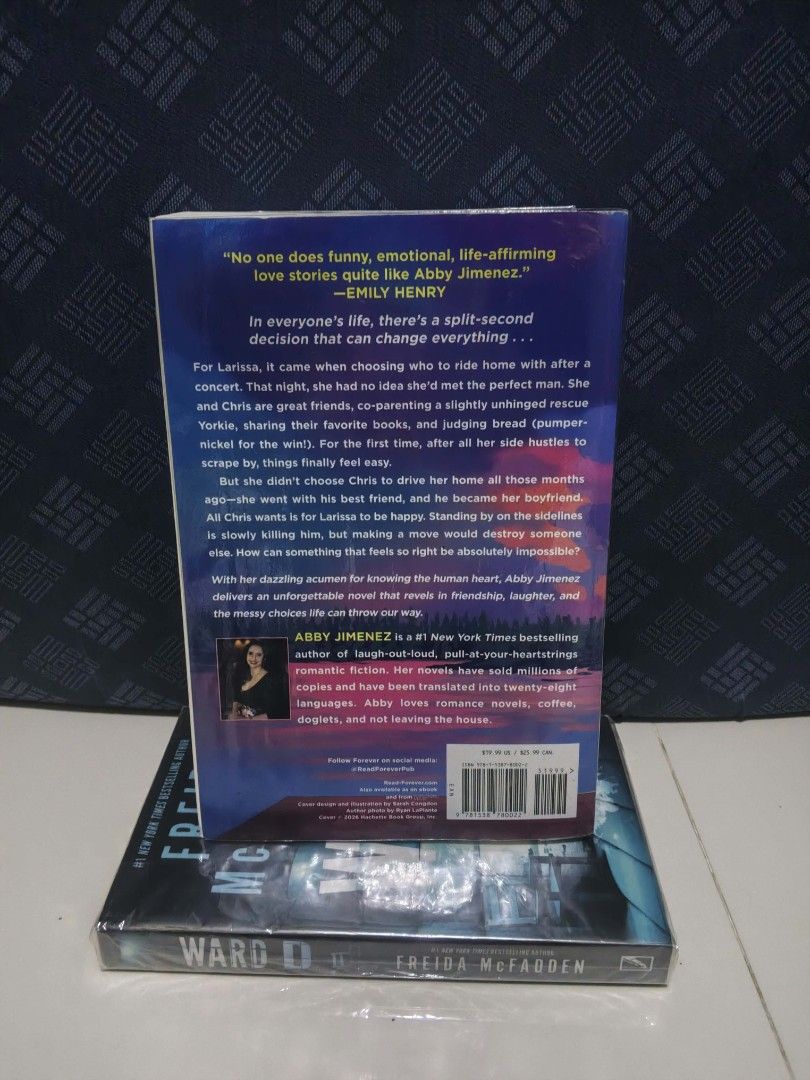 The Night We Met by Abby Jimenez (Category: Storybooks) located in Manila. Submitted by dumpy_rain (Listing ID 1470639807, Image 2). Description: The Night We Met by Abby Jimenez– ₱750 • US Edition Trade Paperback • Like new, sealed • Purchased from Fullybooked 💸 MOP: Gcash only 📤 MOD: Jnt Express.