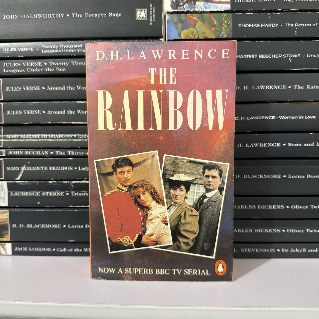 The Rainbow by D.H. Lawrence Paperback (Category: Storybooks) located in Lingayen. Submitted by readwjane (Listing ID 1470704603, Image 1). Description: - Title: The Rainbow by D.H. Lawrence - Edition: Penguin paperback with BBC TV tie-in cover - Genre: Classic Literature - Condition: Clean spine, minor shelf wear on edges - Ideal for: Book lovers and literature fans.