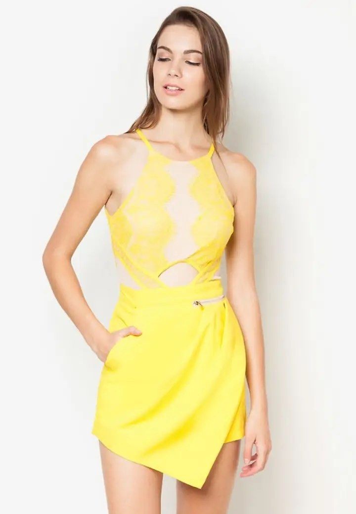 Three Floor Sicily Playsuit (Category: Rompers) located in Makati City. Submitted by aedawn (Listing ID 1470585604, Image 3). Description: Rfs: decluttering!!.