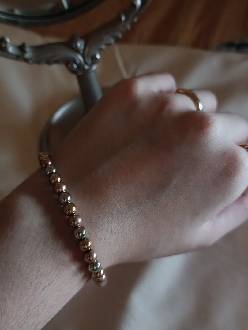 Three-Tone Stainless Steel Bead Bracelet (Category: Bracelets) located in Cavite. Submitted by candielps (Listing ID 1470587776, Image 3). Description: .