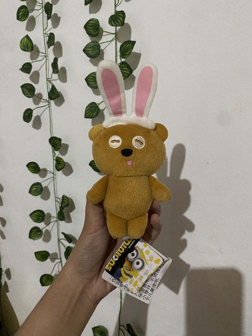 Tim the Bear Easter Bunny Ears Plush Charms (Category: Plushies & Soft Toys) located in Guagua. Submitted by toy_corner (Listing ID 1470704482, Image 1). Description: 📍Pampanga Loc ❌NO ISSUE (Brand New) ‼️NO COD 🎀Sold as is J&t courier MOP:Gcash .