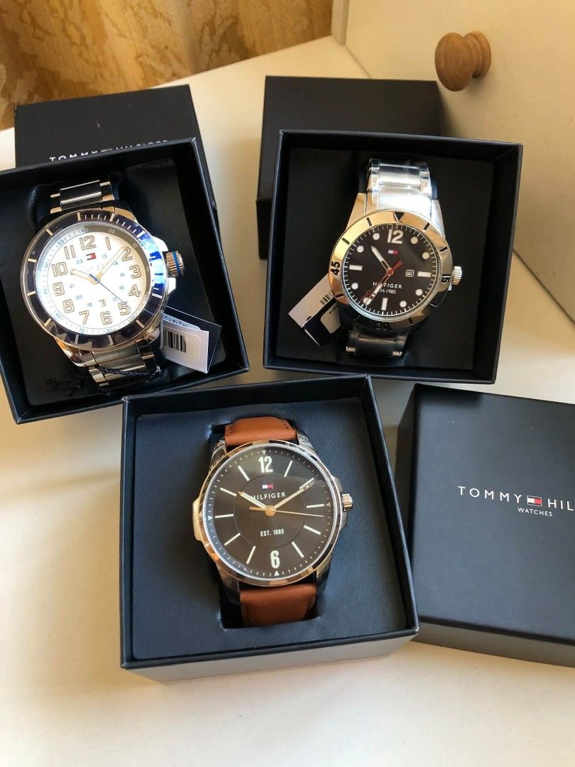 Tommy hilfiger (Category: Men's Watches) located in Cabanatuan. Submitted by Valeriecllctn (Listing ID 1470591179, Image 1). Description: ONHAND ‼️ Tommy Hilfiger Mens Watch 💯Original Authentic from USA 🇺🇸 Tommy Hilfiger Stainless steel 45MM Tommy Hilfiger Stainless steel 42MM Tommy Hilfiger Genuine Leather 45MM Pang Regalo nyo kay Jowabels nyo Ang ggwapo 😎 💌PM ME FOR ORDERS WE SHIP NATIONWIDE.